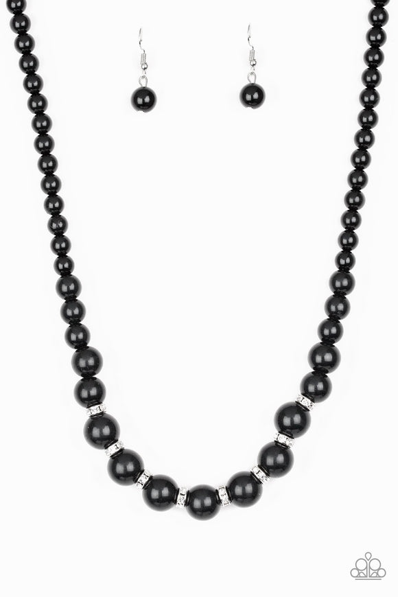 Showtime Shimmer - Black Necklace - Box 9 - Black
