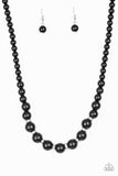 Showtime Shimmer - Black Necklace - Box 9 - Black