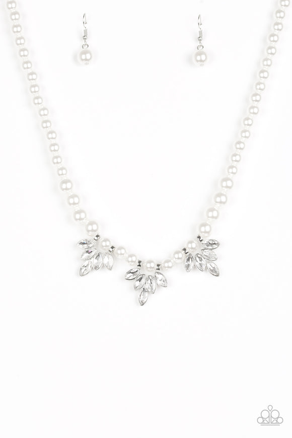 Society Socialite - White Necklace - Box 9 - White