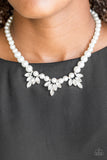 Society Socialite - White Necklace - Box 9 - White