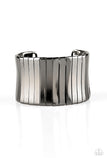 Urban Uptrend - Black Cuff Bracelet - Bangle Box Black