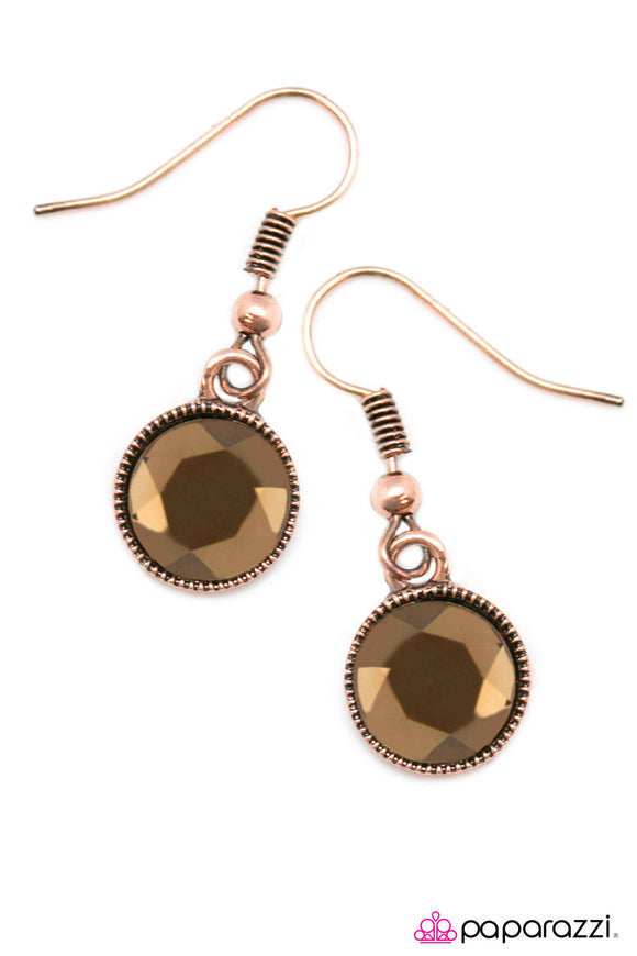 Dreaming Of Diamonds - Copper Earring