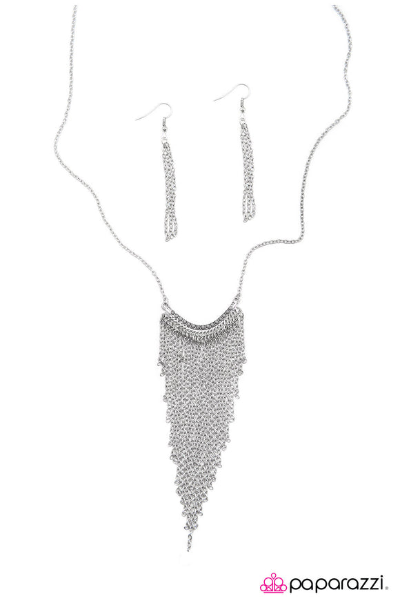 Out Of My Way! - Silver Necklace - Box 17 - Silver