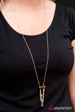 It All Goes To Glow - Brown/Gold Necklace - Box 4 - Brown