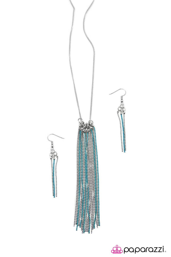 Swimming Upstream - Blue Necklace - Box 5 - Blue