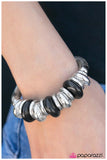 go For A Spin - Black Stretch Bracelet