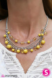 Pretty Promenade - Yellow Necklace - Box 3 - Yellow