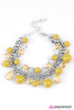 Pretty And Poised - Yellow Bracelet