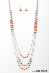 Color My World - Orange Necklace - Box 5 - Orange