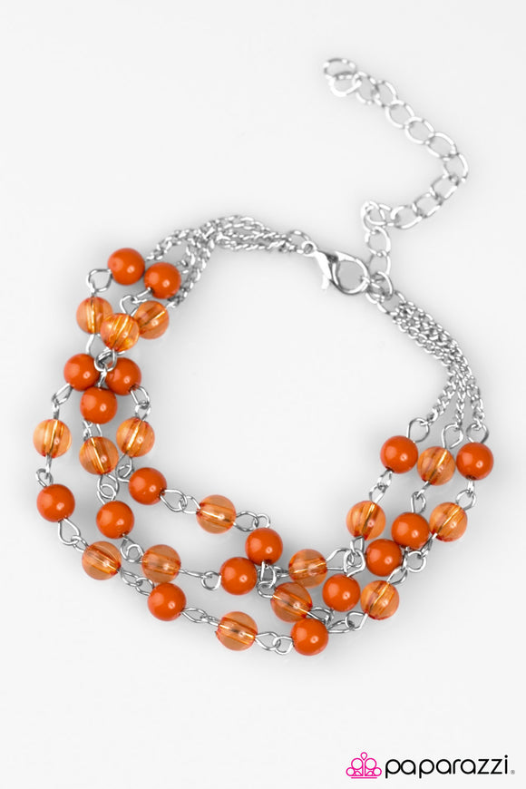 Colorful Adventures - Orange Bracelet
