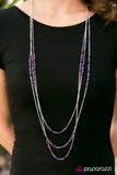 Color My World - Purple Necklace - Box 4 - Purple