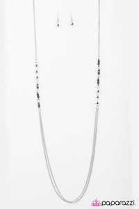 Midnight Metropolis - Blue Necklace - Box 4 - Blue