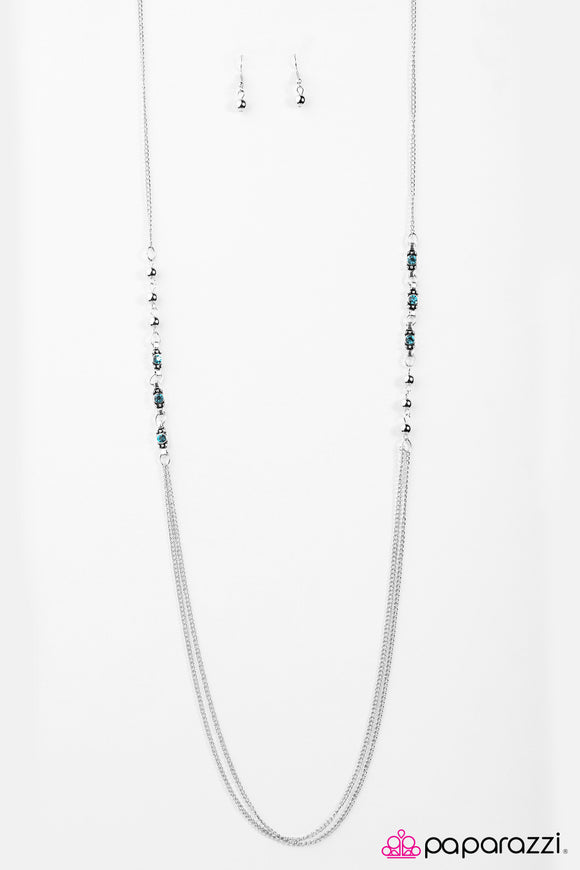 Midnight Metropolis - Blue Necklace - Box 4 - Blue