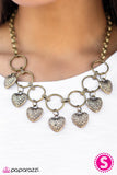 Radiant Romance - Brass Necklace - Box 6 - Brass