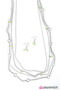 Do The Locomotion - Green Necklace