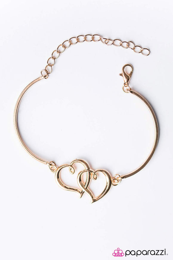 Courage, Dear Heart - Gold Bracelet - Clasp Gold Box