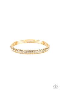 Cha Cha Ching! - Gold Stretch Bracelet