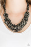 City Catwalk - Black Seed Bead Necklace - Box 16 - Black