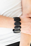 Dramatically Nomadic - Black Stretch Bracelet