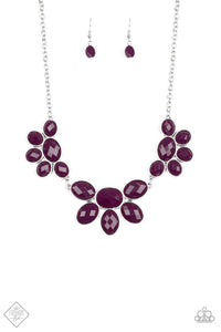 Flair Affair - Purple Necklace - Box 4 - Purple