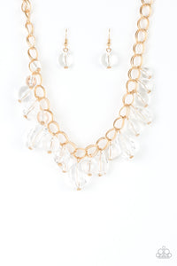 Gorgeously Globetrotter - Gold Necklace - Box 4 - Gold