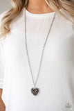 Heart Of SPARKLE - Purple Necklace - Box 7 - Purple