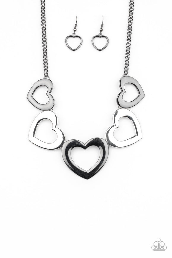 Hearty Hearts - Multi Necklace - Box 5 - Multi