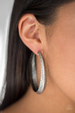 Jungle To Jungle - Silver Hoop Earring