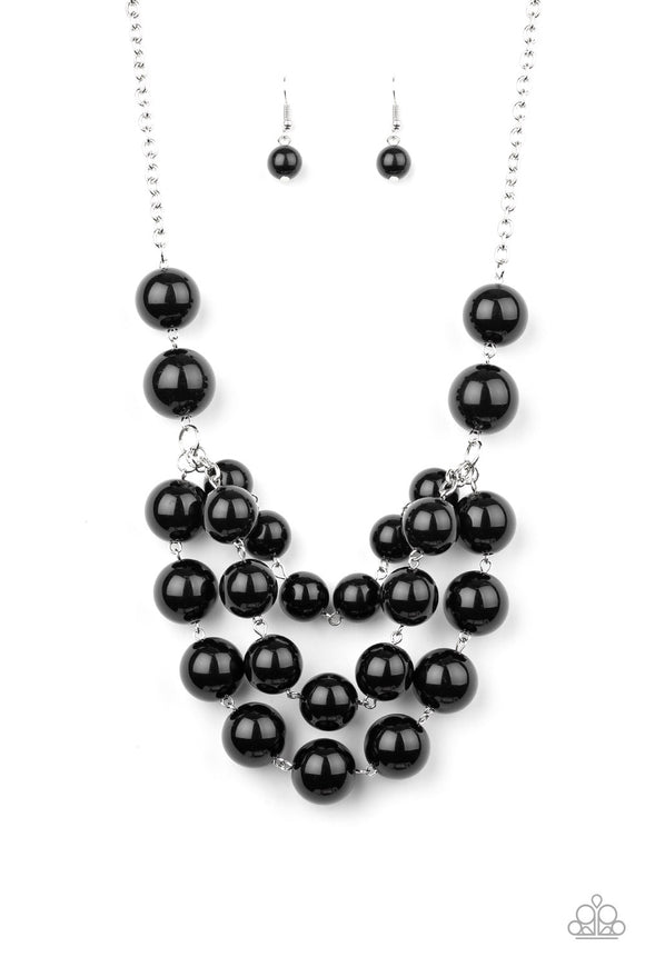 Miss Pop-YOU-larity - Black Necklace - Box 2 - Black