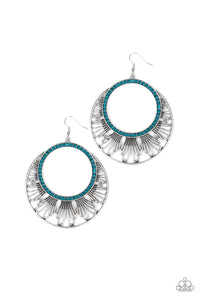 Mod Mood - Blue Earrings