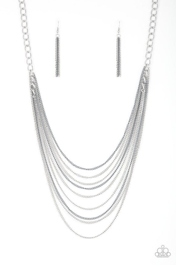 Rebel Rainbow - Silver Necklace - Box 14 - Silver