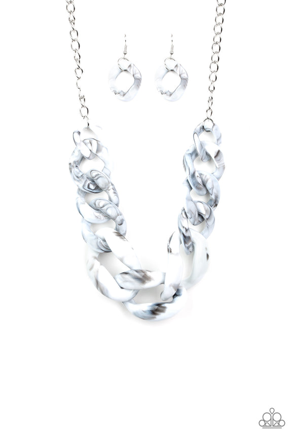 Red-HAUTE Mama - White Necklace - Box 11 - White