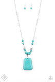 Sandstone Oasis - Blue Necklace - Box 4 - Blue