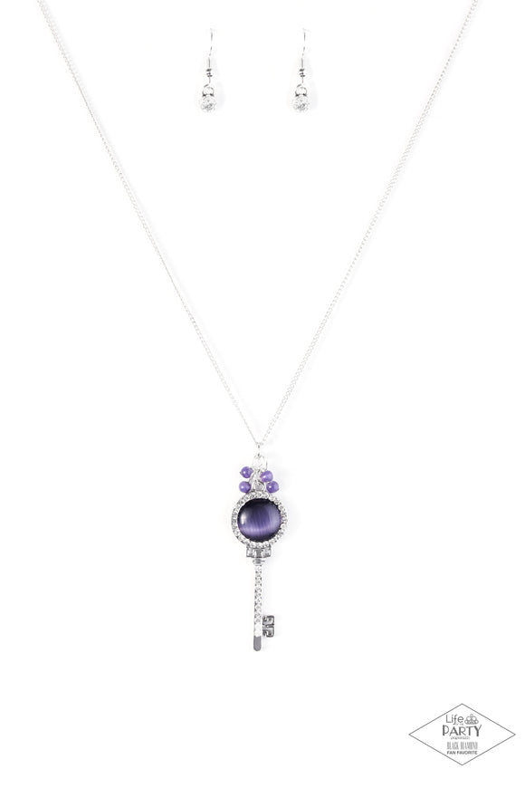 Unlock Every Door - Purple Necklace - Box 4 - Purple