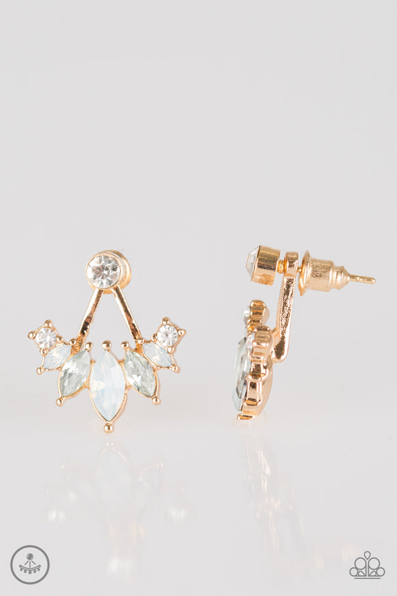 Chicest Of Them All - Gold Double Post Earring - Box 1 - Double-Sided Post