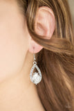 Gatsby Grandeur - White Earring