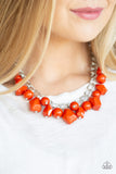 Gorgeously Globetrotter - Orange Necklace - Box 2 - Orange
