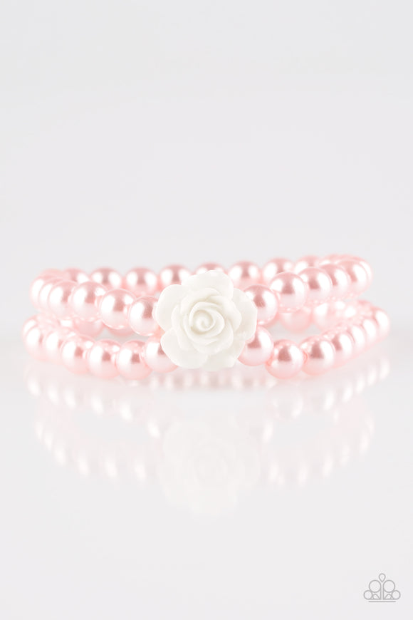 Posh And Posy - Pink Stretch Bracelet