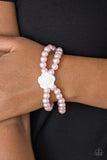 Posh And Posy - Pink Stretch Bracelet