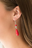 Sandstone Sunflowers - Red Earring - Box RedE1