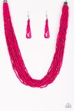 Summer Samba - Pink Necklace - Box 8 - Pink