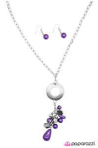 Pulling Out All The Stops - Purple Necklace - Box 6 - Purple