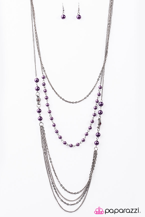 Rodeo Drive - Purple Necklace - Box 6 - Purple