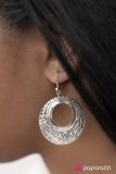 It's In The Floral Details - Silver Earring