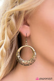 Villa Gardens - Brass Earrings