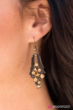 Starlight Samba - Brass Earrings