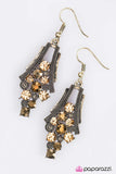 Starlight Samba - Brass Earrings