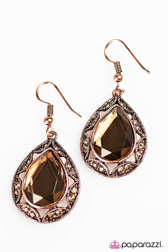 Happy Anniversary - Copper Earring