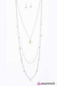 The Night Life - Green Necklace