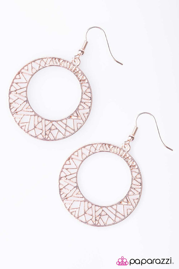 The Rising Sun - Gold Earrings